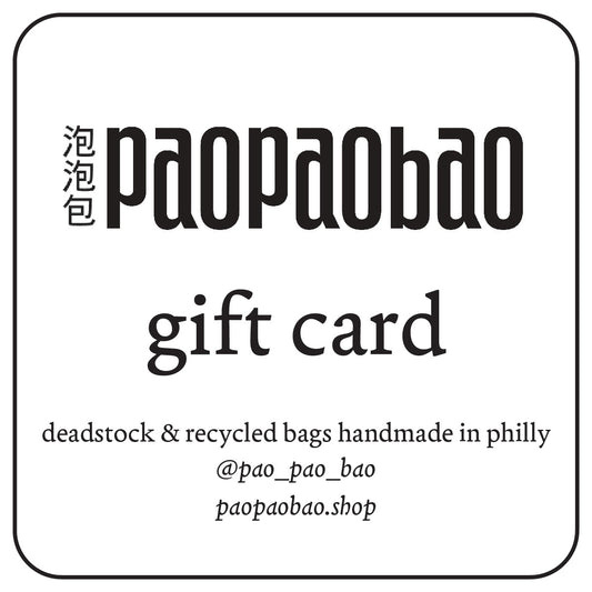 paopaobao gift card